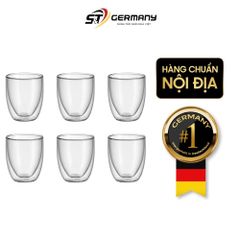 Set 6 cốc hai lớp cách nhiệt WMF 250ml made in Germany