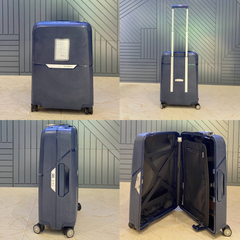 Vali Samsonite Magnum Spinner size cabin (màu xanh Dark Blue) made in EU