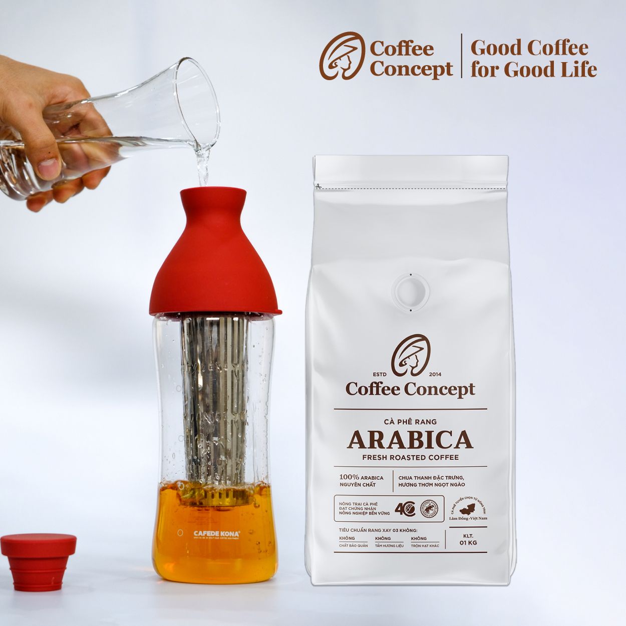 Cà phê rang ARABICA gói 1000G (dùng cho kinh doanh)