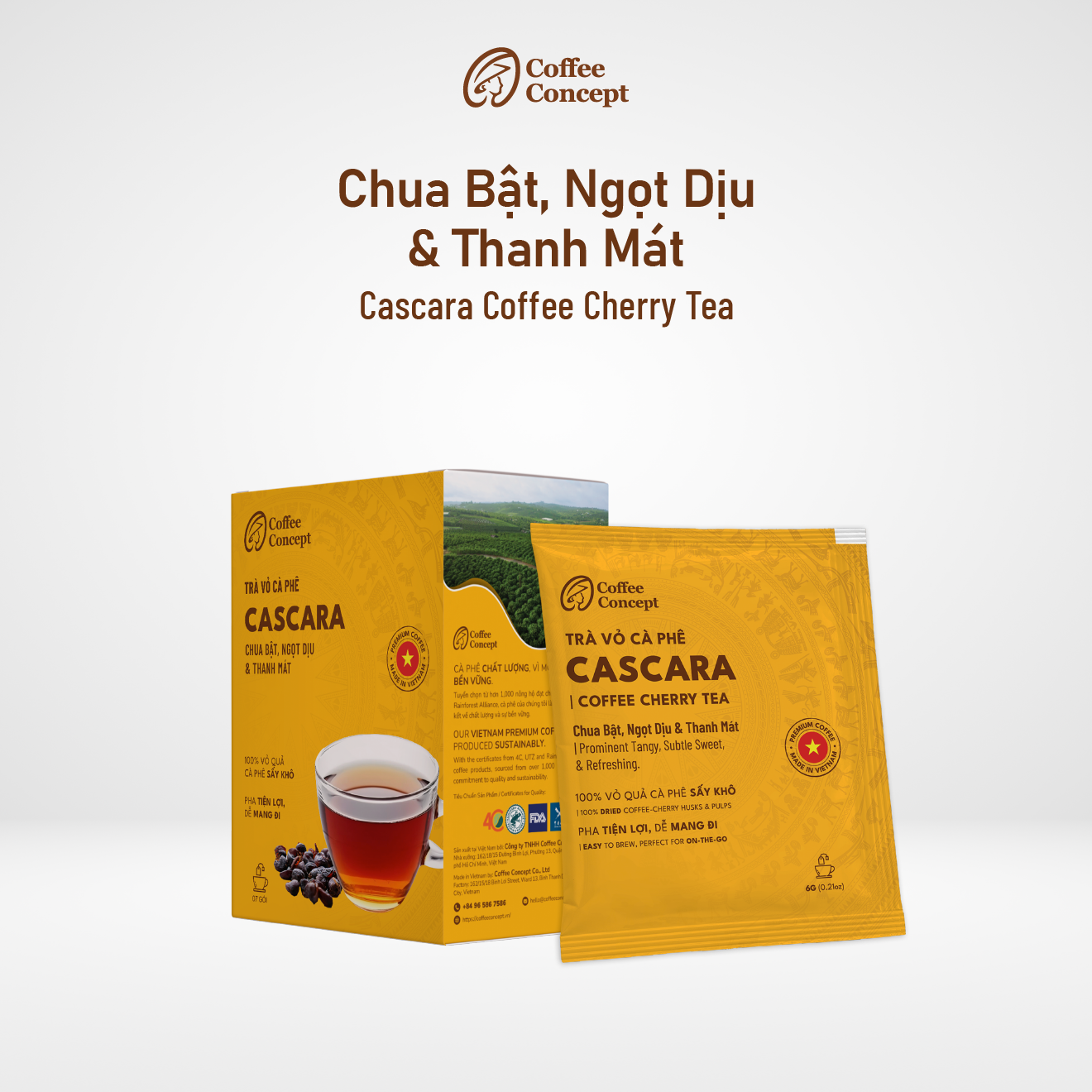 Trà Vỏ Cà Phê Cascara - Cascara Coffee Cherry Tea