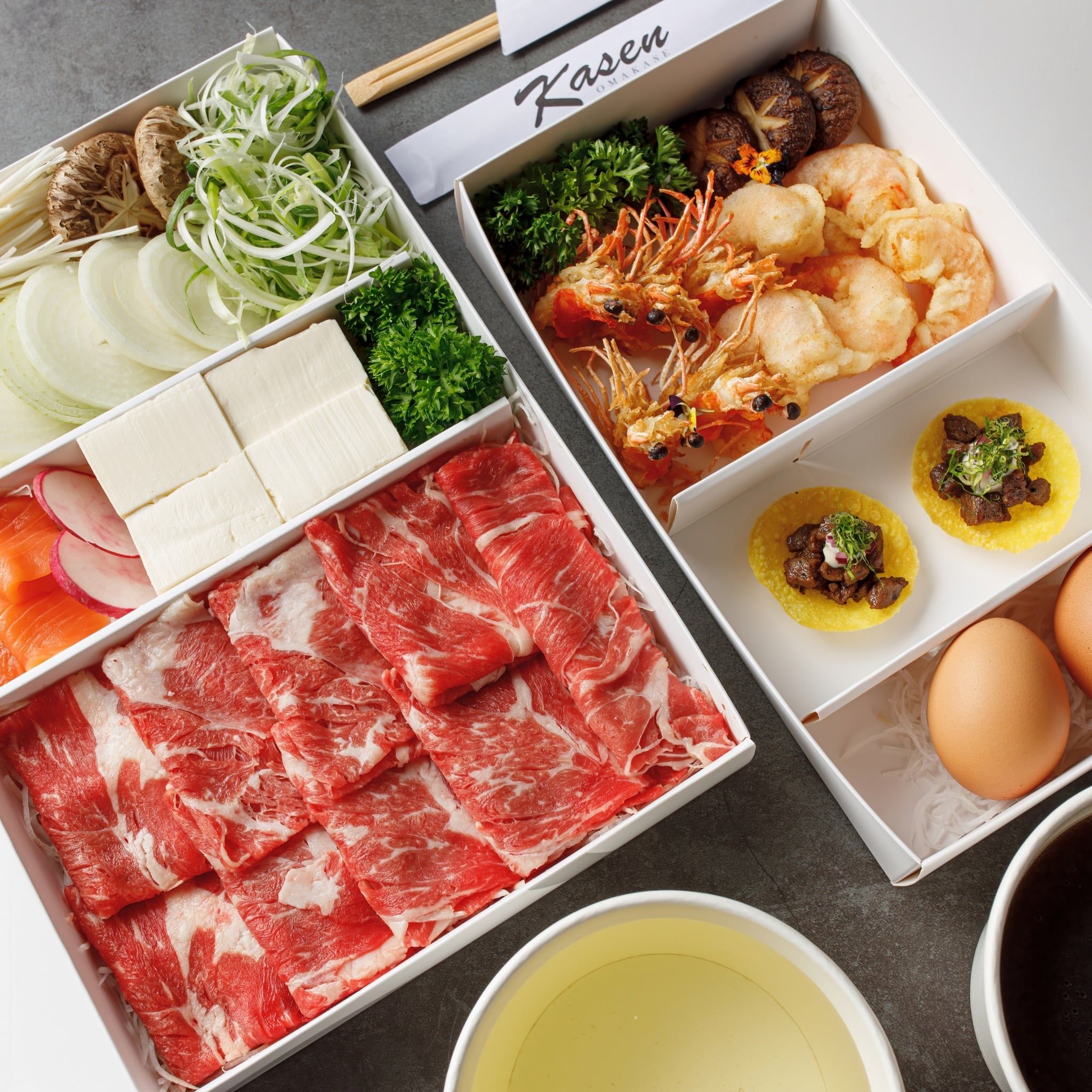 Hộp Lẩu bò Nhật Ushinabe cho 2 người (Đặt trước)