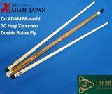  [Three-cushion billiard cue/3C/Carom] ADAM Musashi 3C Hagi Zyoumon Double Butter Fly 