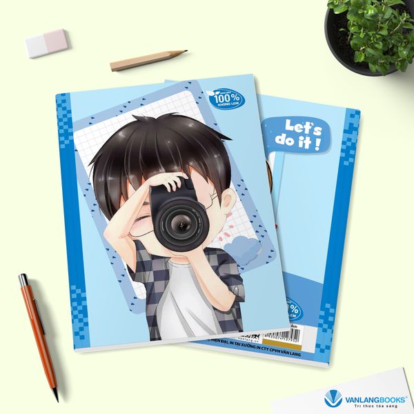 Combo 3 cuốn Tập HS Vanlangbooks 96 trang ĐL 60 KN - Chibi săn ảnh