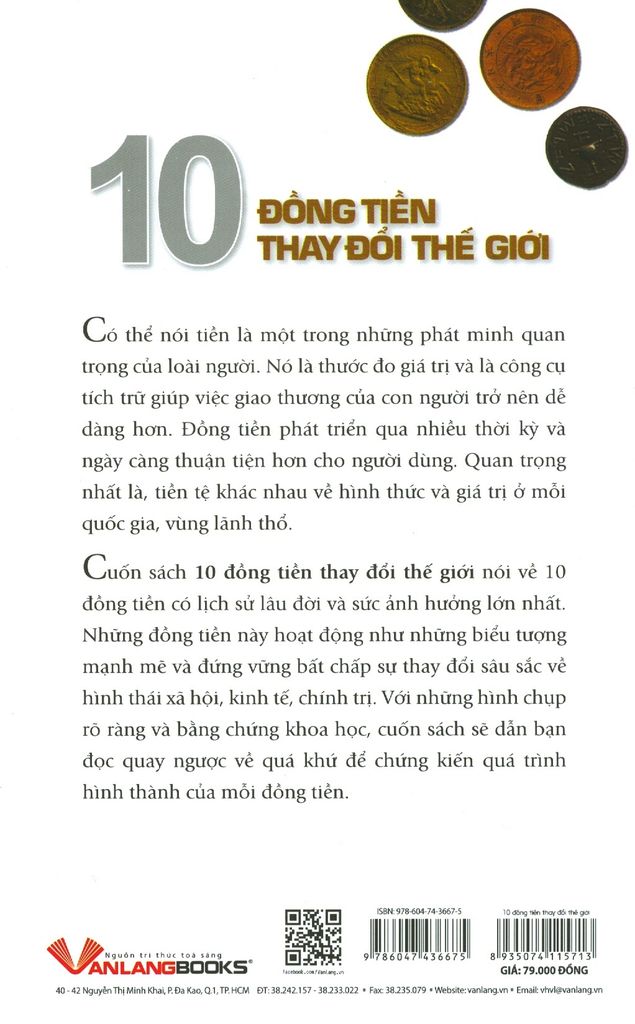 10 Đồng Tiền Thay Đổi Thế Giới - Vanlangbooks