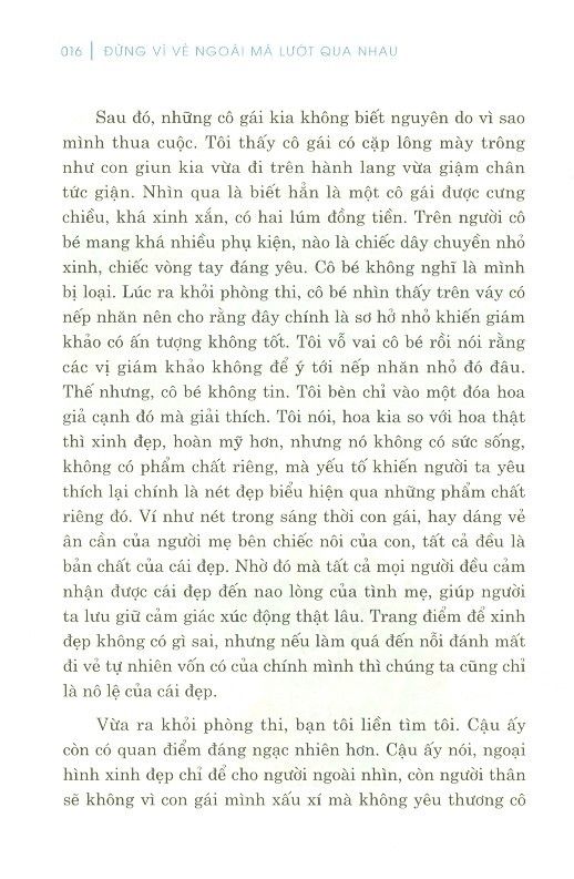 Tủ Sách Nuôi Dưỡng Cảm Xúc - Đừng Vì Vẻ Ngoài Mà Lướt Qua Nhau - Vanlangbooks