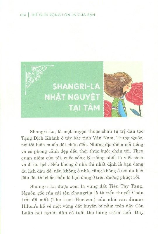 Tủ Sách Nuôi Dưỡng Cảm Xúc - Thế Giới Rộng Lớn Là Của Bạn - Vanlangbooks