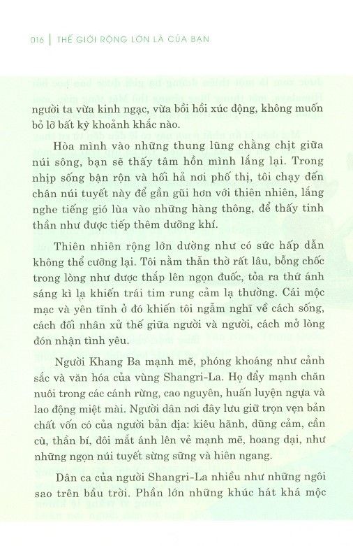 Tủ Sách Nuôi Dưỡng Cảm Xúc - Thế Giới Rộng Lớn Là Của Bạn - Vanlangbooks