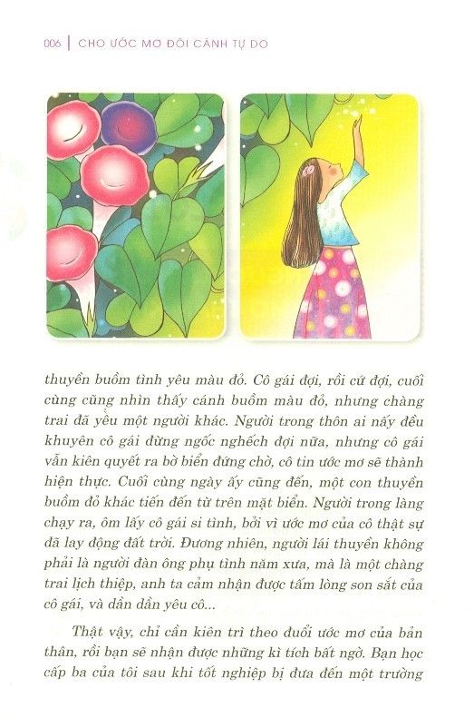 Tủ Sách Nuôi Dưỡng Cảm Xúc - Cho Ước Mơ Đôi Cánh Tự Do - Vanlangbooks