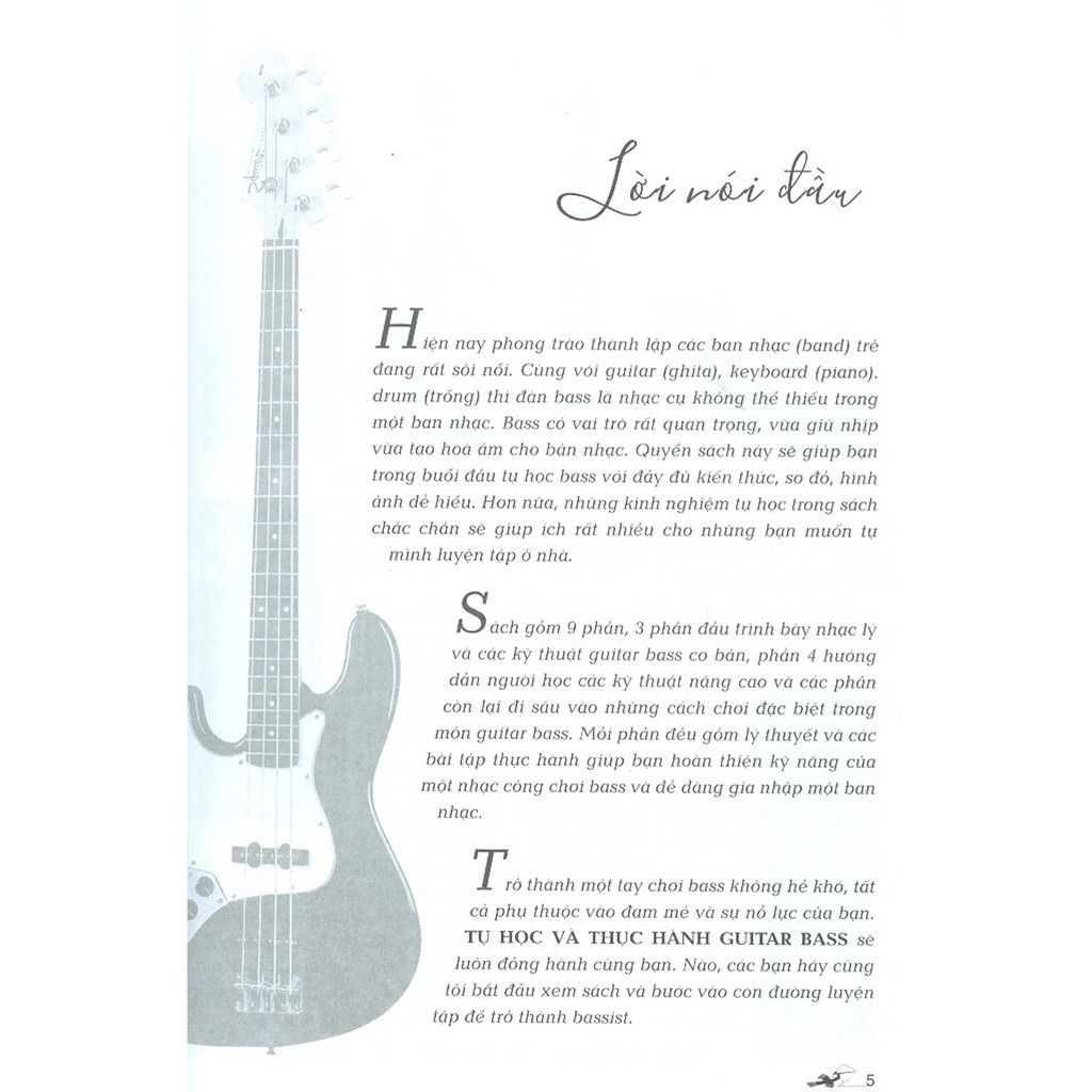 Tự Học Và Thực Hành Guitar Bass (Tái Bản) - Vanlangbooks