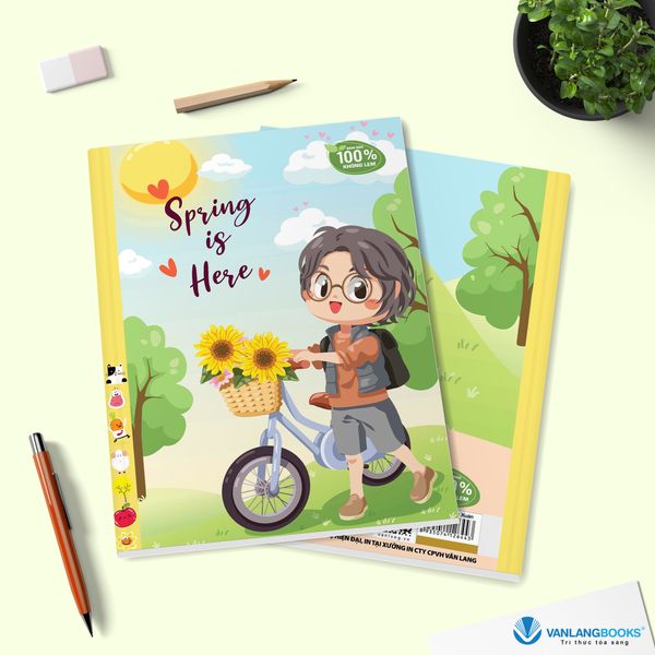 Combo 3 cuốn Tập HS Vanlangbooks 96 trang ĐL 100 (5 Ôli) - Cậu bé mùa xuân