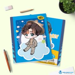 Combo 3 cuốn Tập HS Vanlangbooks 200 trang ĐL 80 (4 Ôli) - Chibi sinh nhật