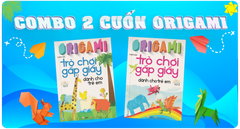 Combo sách Origami - trò chơi gấp giấy dành cho trẻ em - Tập 1 + Tập 2 - VanLangBooks