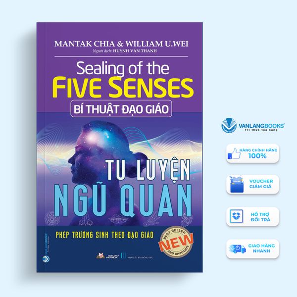 Sách Bí thuật đạo giáo tu luyện ngũ quan ( Tái Bản 2023) - Vanlangbooks