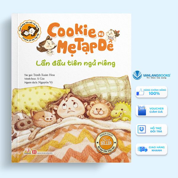 Cookie Và Mẹ Tạp Dề - Lần Đầu Tiên Ngủ Riêng - Vanlangbooks