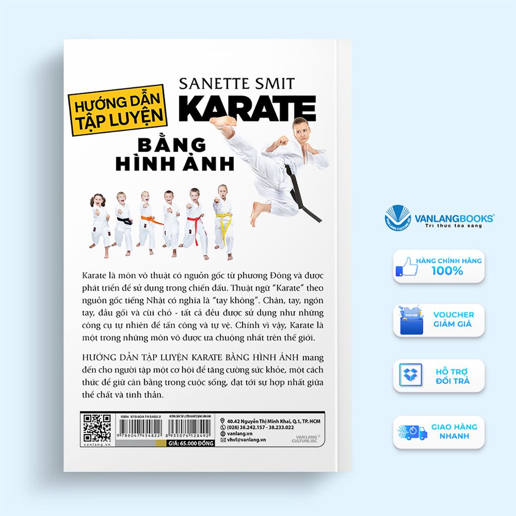 Hướng dẫn tập luyện Karate bằng hình ảnh-Vanlangbooks