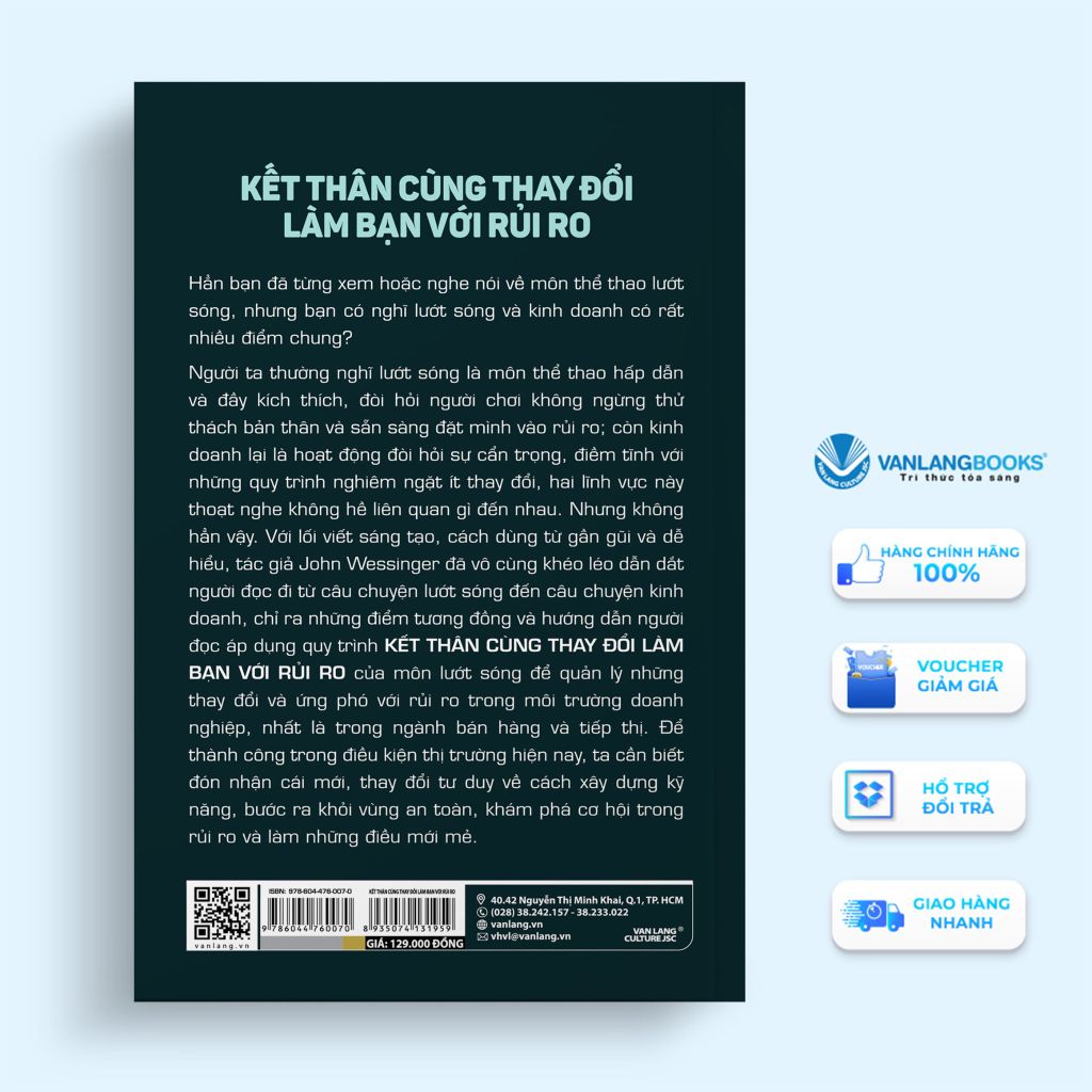 Combo sách “Chiến lược phân phối hàng hóa tuyệt vời” và sách “Kết thân cùng thay đổi làm bạn với rủi ro” - Vanlangbooks