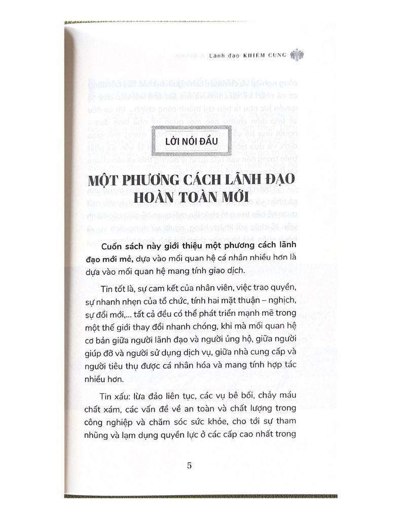 Lãnh đạo khiêm cung-Vanlangbooks