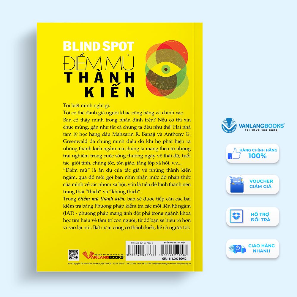 Điểm mù thành kiến - Vanlangbooks