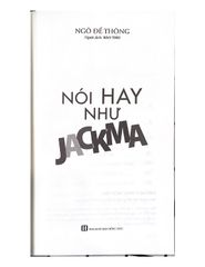 Nói Hay Như Jack Ma (Tái Bản) - Vanlangbooks