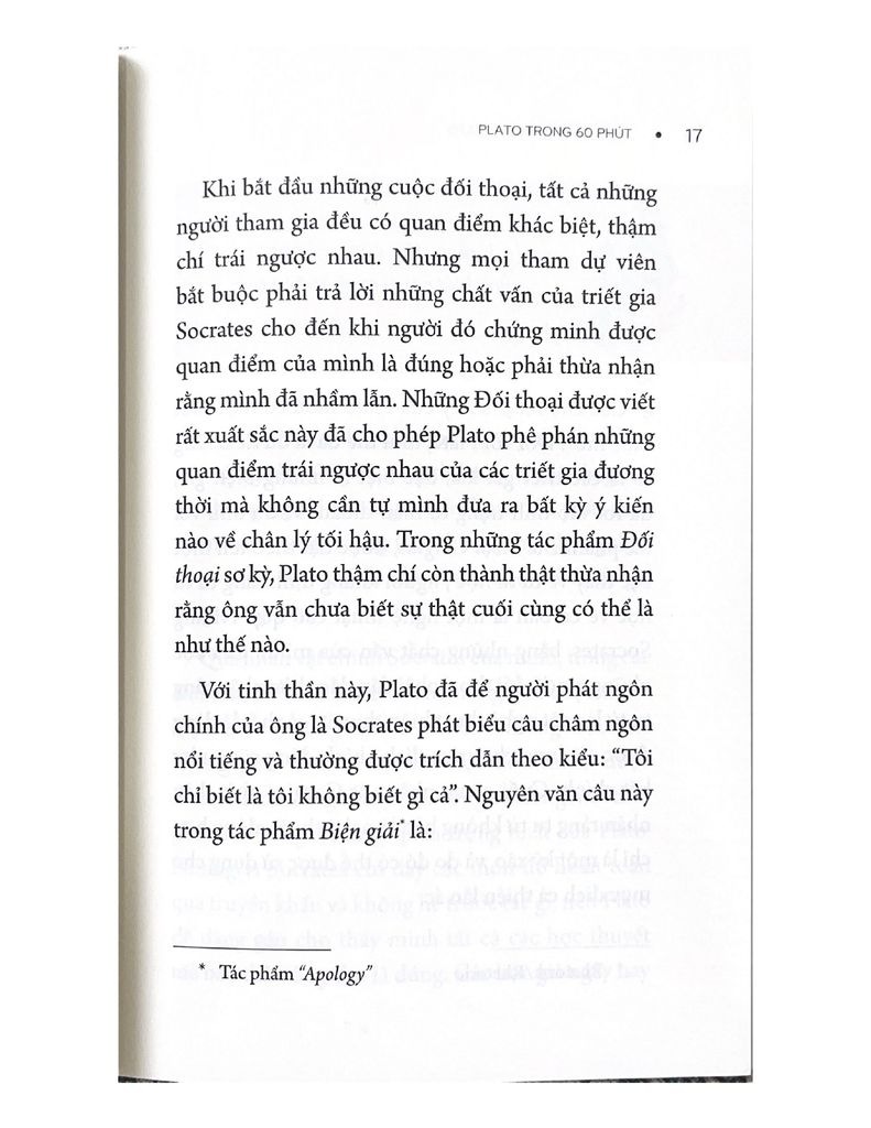 Những Nhà Tư Tưởng Lớn Plato Trong 60 Phút - Walther Ziegler