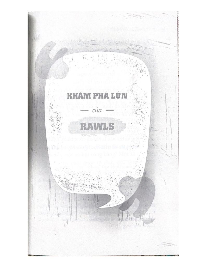 Nhà Tư Tưởng Lớn - Rawls Trong 60 Phút - Walther Ziegler