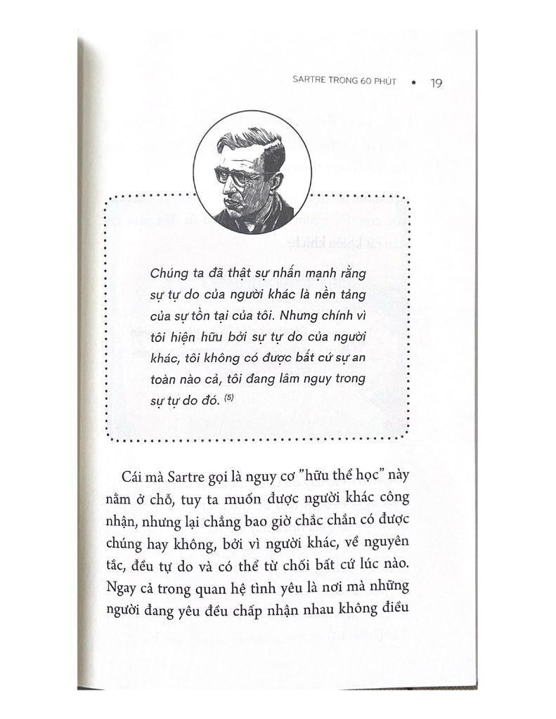 Những nhà tư tưởng lớn - Sartre trong 60 phút - Vanlangbooks