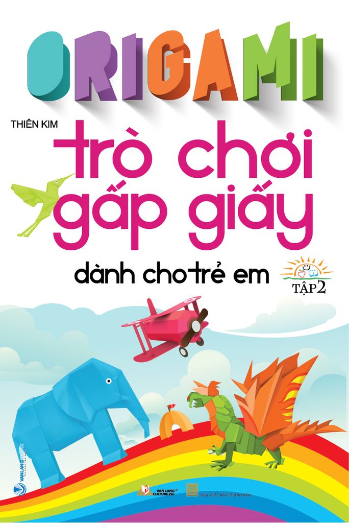 Combo sách Origami - trò chơi gấp giấy dành cho trẻ em - Tập 1 + Tập 2 - VanLangBooks