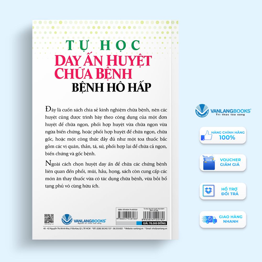 Tự Học Day Ấn Huyệt Chữa Bệnh - Bệnh Hô Hấp-Vanlangbooks