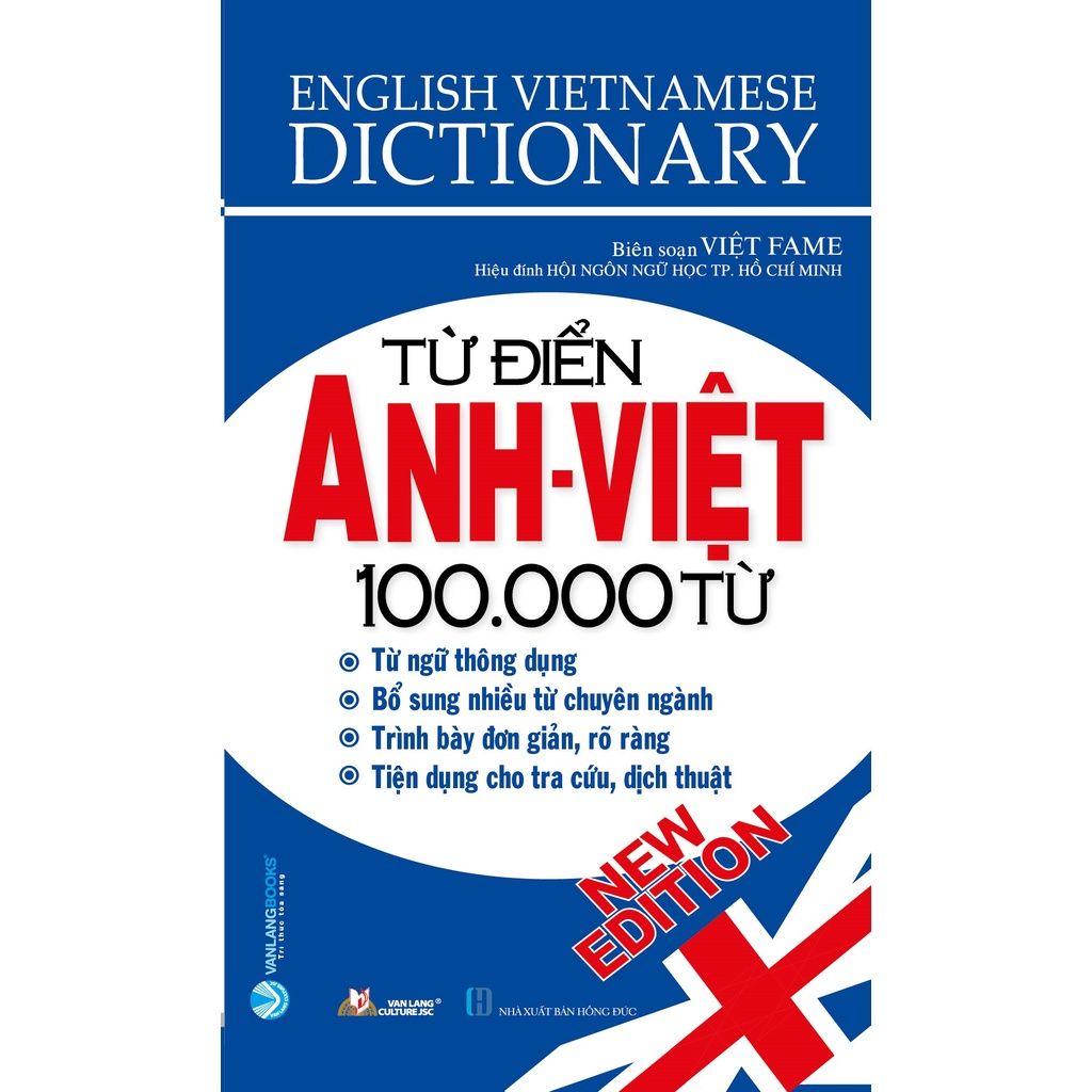 Từ điển Anh - Việt 100.000 từ