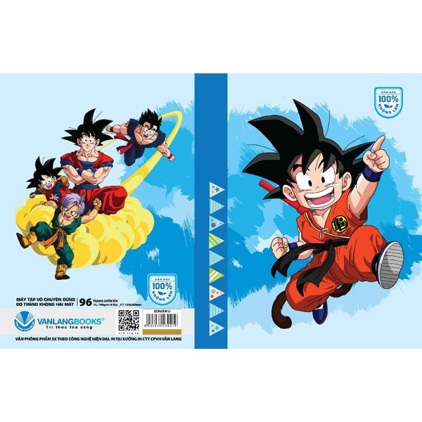 Combo 5 cuốn Tập HS Vanlangbooks 96 trang ĐL 100 (4 Ôli) - Songoku