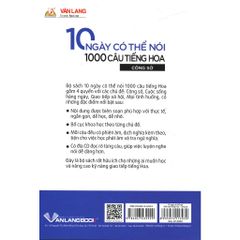 10 Ngày có thể nói 1000 câu tiếng Hoa - Công sở (kèm CD)