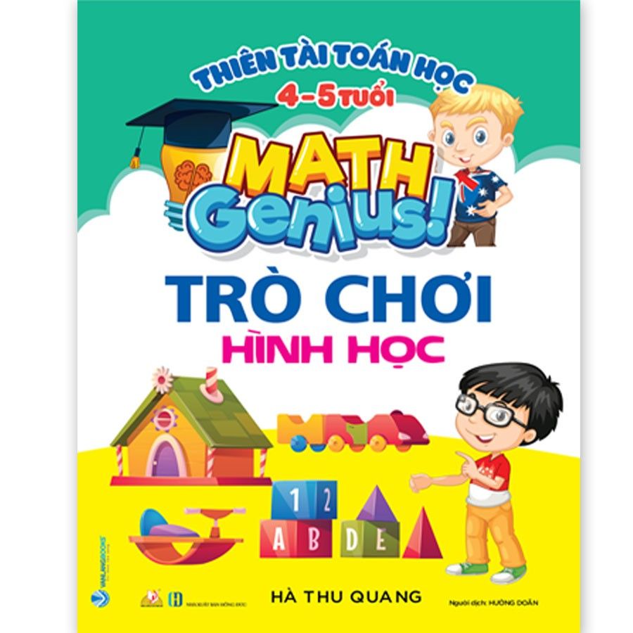 Thiên Tài Toán Học - Học Số Từ 1 đến 10 Cho Trẻ Từ 4 - 5 Tuổi - 4 cuốn