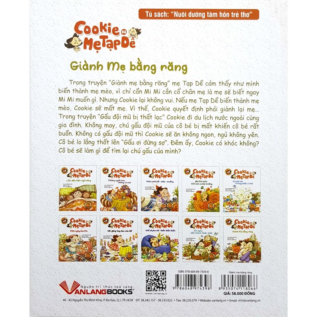 Cookie và mẹ Tạp Dề - Giành mẹ bằng răng