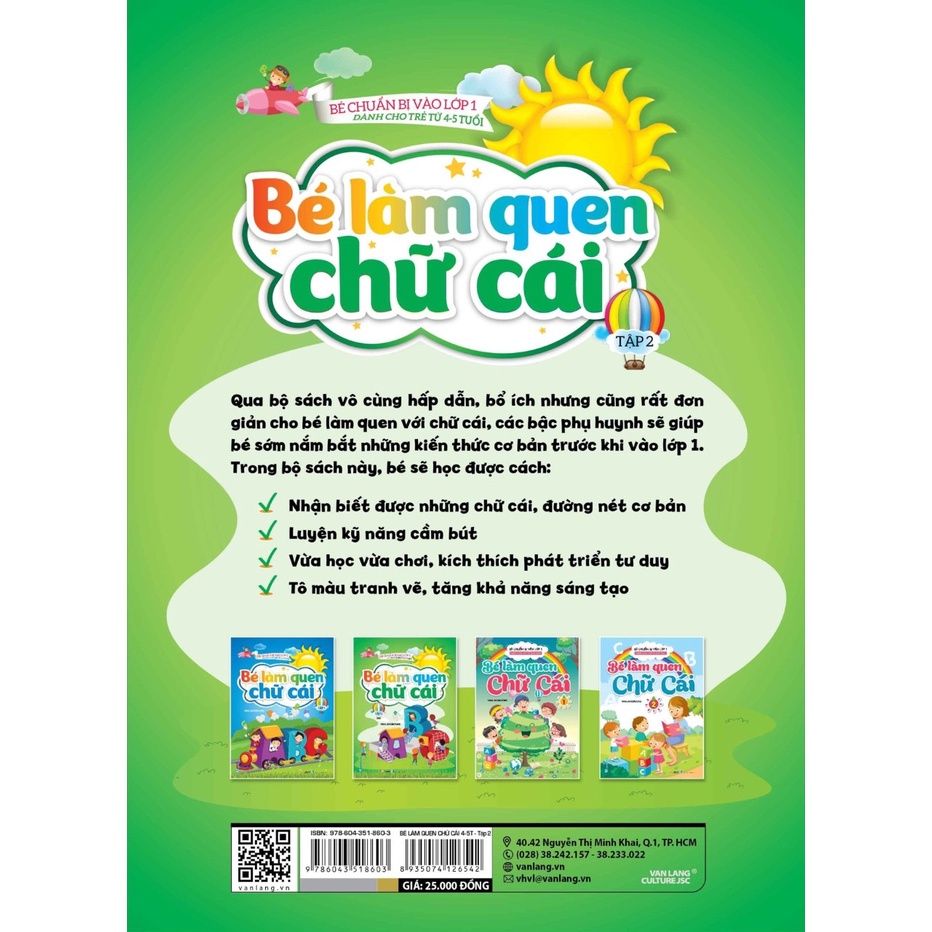 Bé làm quen chữ cái T2 (DC trẻ từ 4-5 tuổi)