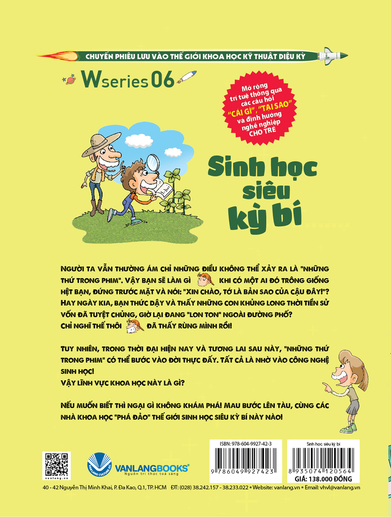 W series 06 - Sinh học siêu kỳ bí - Vanlangbooks