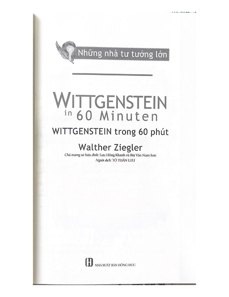 Nhà Tư Tưởng Lớn Schopenhauer Trong 60 Phút - Walther Ziegler