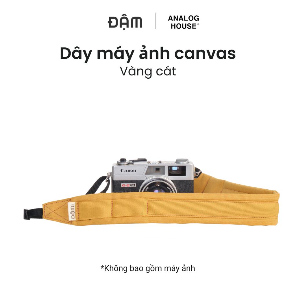 Dây đeo máy ảnh Canvas Đậm BNS Quai Camera