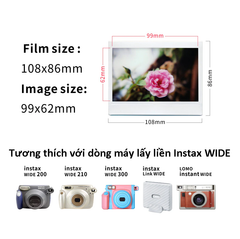 Fujifilm Instax WIDE - Phim cho máy ảnh chụp lấy liền (Chính hãng)