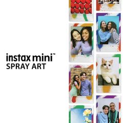 Fujifilm Instax Mini Spray Art (10 films) - Phim cho máy ảnh chụp lấy liền (Chính hãng)