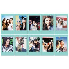 Fujifilm Instax Mini viền Sky Blue - Phim cho máy ảnh chụp lấy liền (Chính hãng)