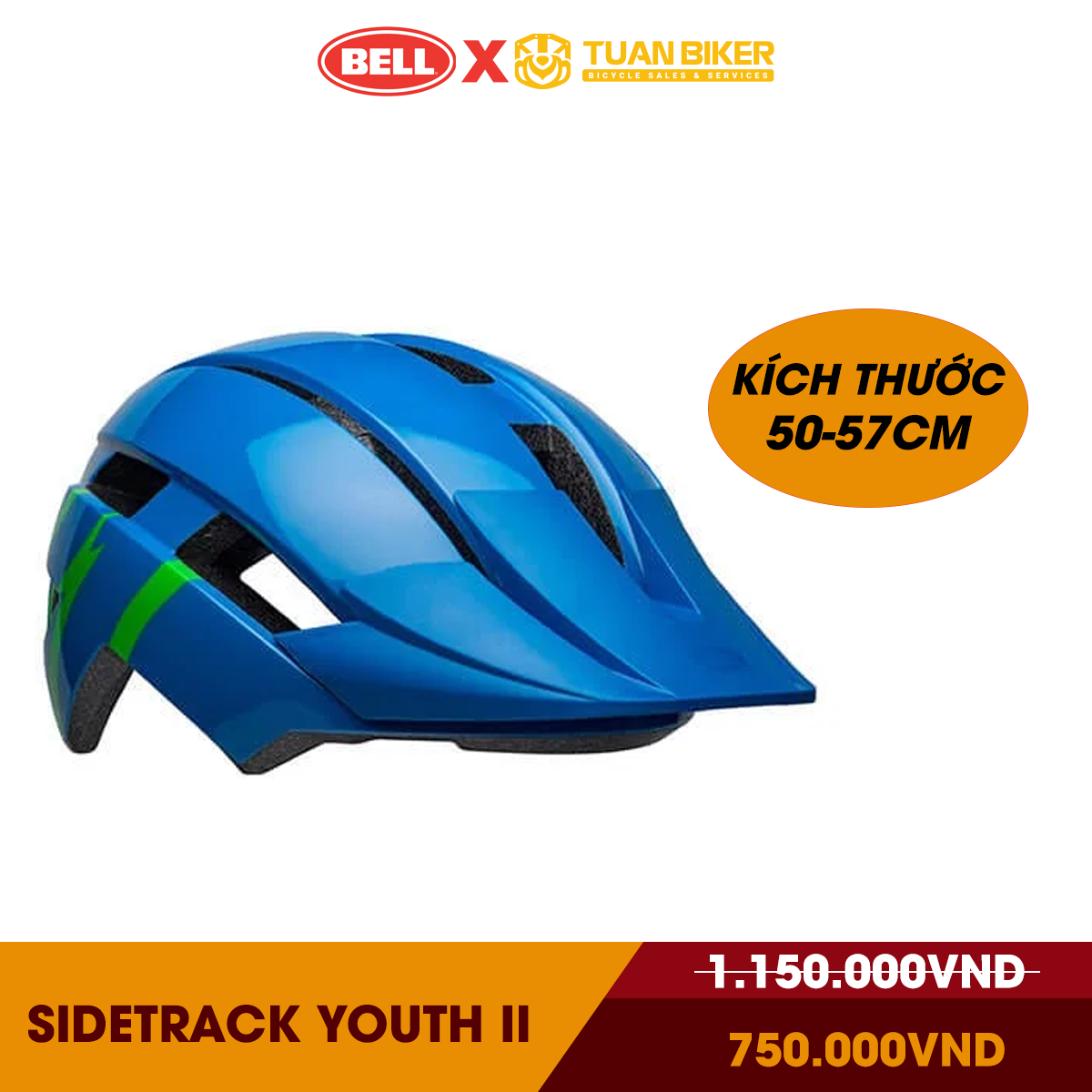 MŨ BẢO HIỂM XE ĐẠP TRẺ EM | SIDETRACK YOUTH II