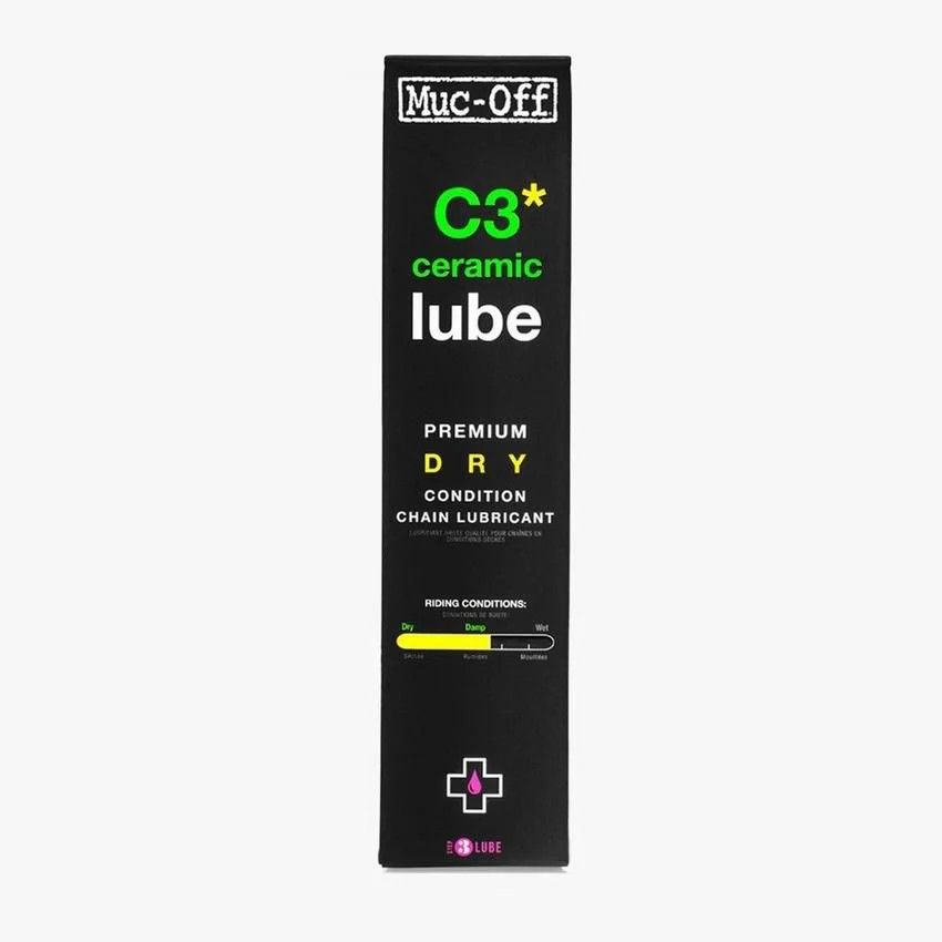 Dầu nhớt khô tra xích xe đạp MUC-OFF CERAMIC C3 Dry Weather Ceramic Lube