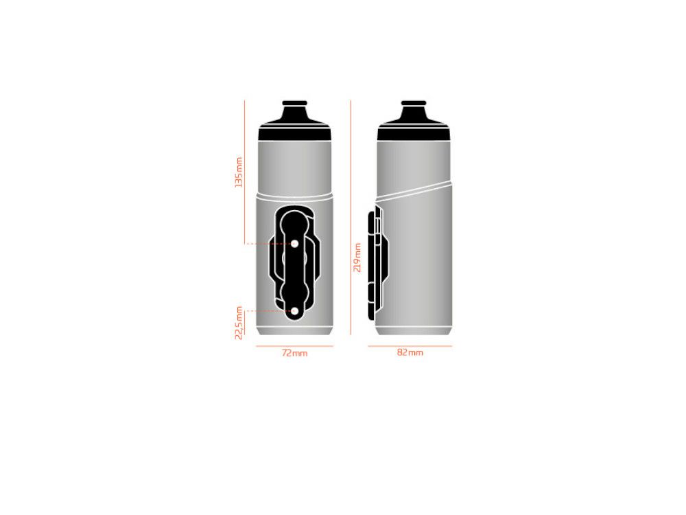Bình nước nam châm Fidlock TWIST bottle 600 + bike base