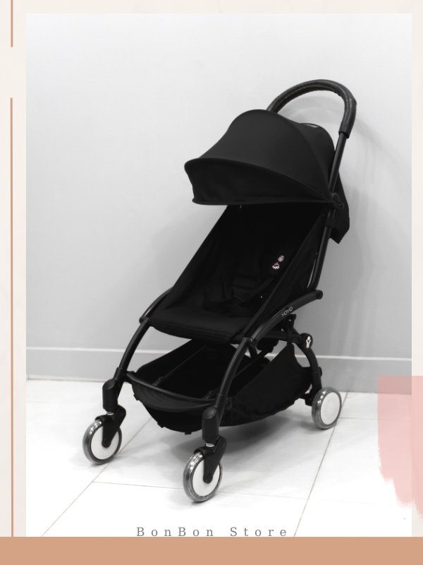 Babyzen Yoyo+ 6+ đen khung đen mới 95%