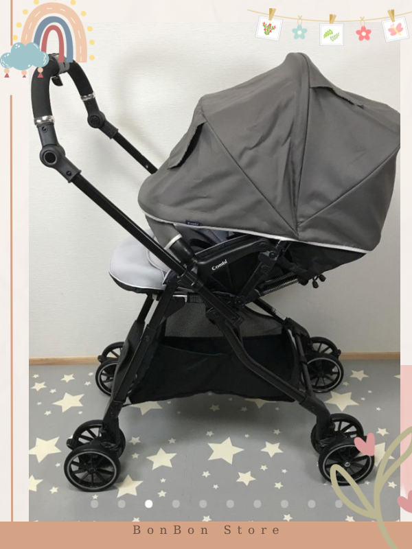 Combi Sugocal Compact xám có đệm khí mới 95%