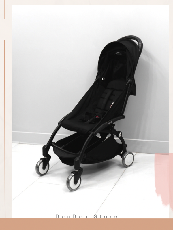Babyzen Yoyo+ 6+ đen khung đen mới 95%