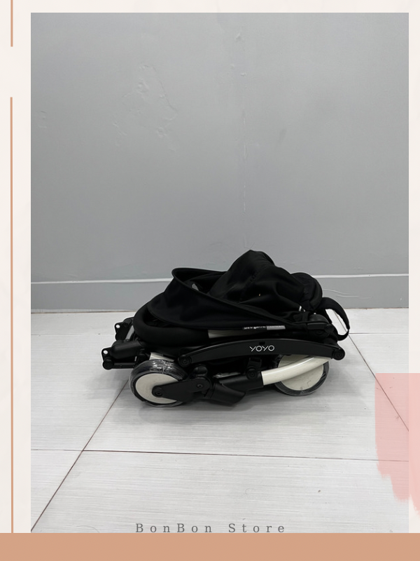 Babyzen Yoyo+ 6+ đen khung trắng mới 95%