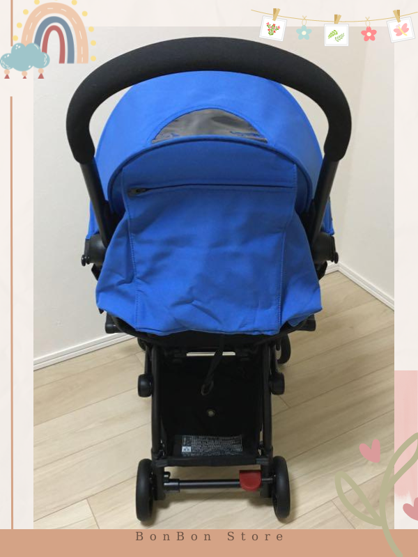 Babyzen Yoyo6+ màu xanh dương khung đen mới 95%
