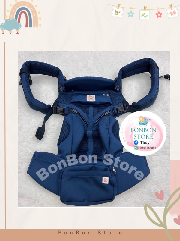 Ergobaby Omni 360 Cool Air Mesh Midnight Blue like new 98%