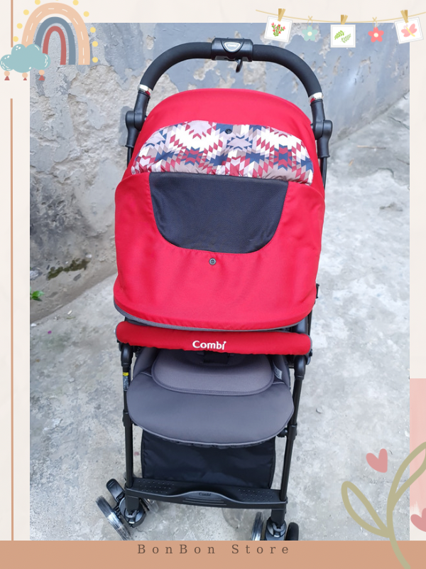 Combi Sugocal Compact đỏ có đệm khí mới 96%